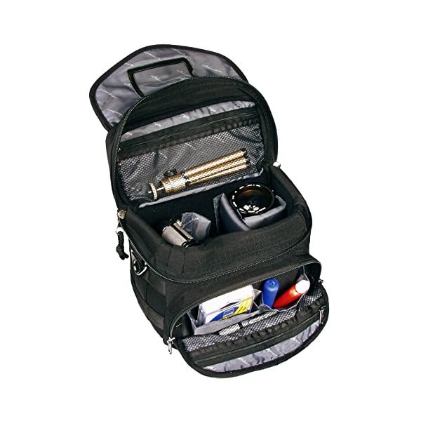 Foto Tasche Kamera Bag Blue Stone Black Set mit UV Filter 55mm – Bild 7