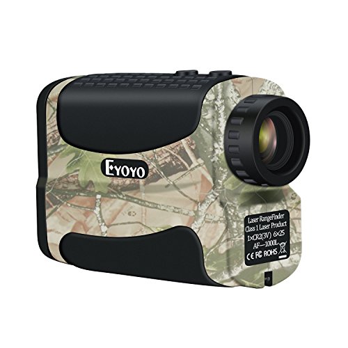 Eyoyo Golf Range finder 1000 Yards Waterproof 6X Tour Hunting Distance Golfscope Scope RangeFinder Binoculars (1000 Yard Camouflage)