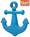 Mayapple Baby | Suri the Octopus and Friends Teether - 1 Silicone Teething Toy - Dark Blue Anchor Single - Award-winning, Patented
