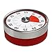 Kirot 11 Magnetic Mechanical Rotate Timer 60 Minutes Record Capacity Counter Alarm Loud Sound Ring Working When Time is Reached for Kitchen Cooking Baking SPOR