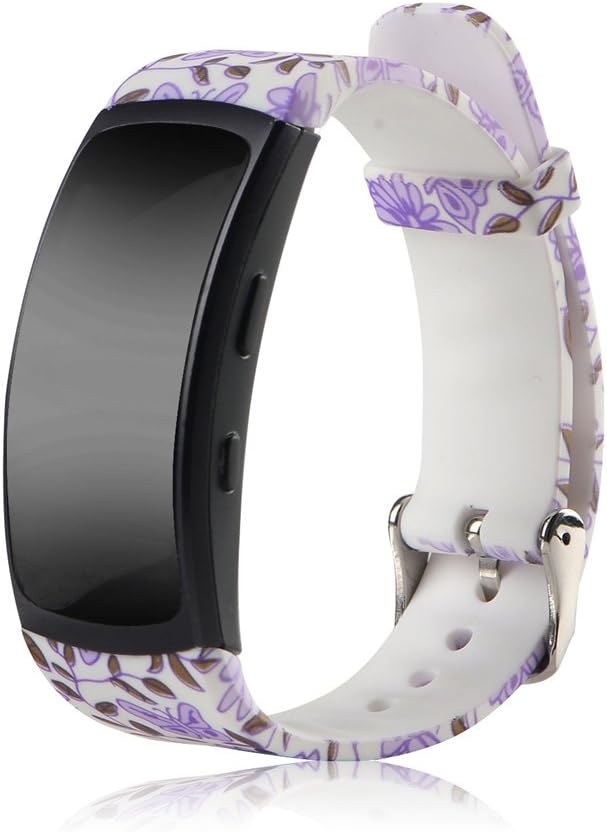 Cyeeson For Samsung Gear Fit 2 SM-R360 Replacement Watch Band, Soft Silicone Colorful Wristband Strap Smartwatch Bracelet Band for Samsung Gear Fit 2 SM-R360 Sport Smart Watch