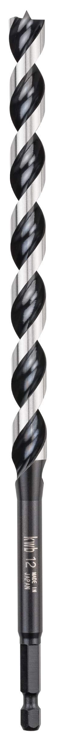 kwb 3-S Japan Snake bit Ø 10 Mm, 235 Mm Made Of Bright-Ground Cv Steel With Super-Sharp Point Grinding, Centre Point and E 6.3 Shank