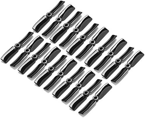 Wishfive Kingkong 3030 3x3 CW CCW PC Fiberglass Propellers for Multicopters FPV Racer Quadcopters (Black Color)