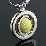 Maycom® 3d Sports Keychain Rotating Tennis Ball Keyring Key Chain Ring Keyfob Key Holder 84935