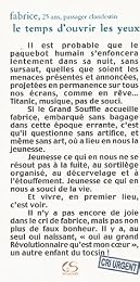 Le  temps d'ouvrir les yeux