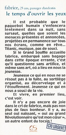 Le  temps d'ouvrir les yeux