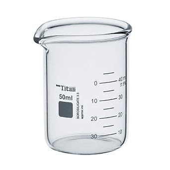 Lab Beaker Glass Beaker Heavy Duty Griffin 50ml Beaker Double Scale Grad Glass Amazon Com Industrial Scientific