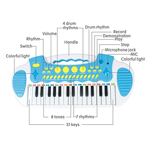 BAOLI Children Musical Instrument Electronic Organ Toy