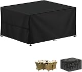 LAMUNI Garden Furniture Cover 420D Oxford 140x80x75cm Waterproof UV