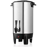 Dominion 30 Cup Highly Polished Aluminum Coffee Urn 1090 Watt