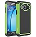 OEAGO Samsung Galaxy J3 6 (2016) Case, Galaxy J3 V J3V Case, Galaxy Sky Case, Galaxy Amp Prime Case, Galaxy Express Prime Case, Galaxy Sol Case, Shock-Absorption Dual Layer Protective Cover - Green