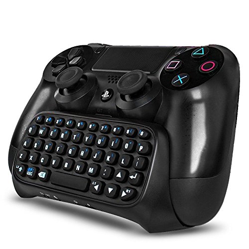 Ps4 keyboard,prodico 2.4g wireless gamepad chatpad mess…
