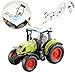 Fistone 1:16 Truck Inertia Farm Tractor Modern Farm Machinery Car Toy Simulation Farmer Tractor Hobby Toys for Kids with LED Lights