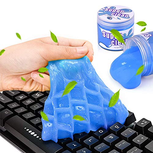Sendida Car Cleaning Putty Detailing Glue - Auto Interior Cleaner Kit Gel Putty Slime Detailing Mud Dust Set for PC Tablet Laptop Keyboards Car Vents Cleaner Goop - Thumbnail 2