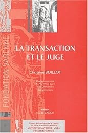 La  transaction et le juge