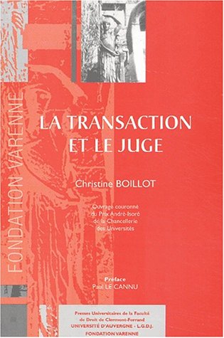 La  transaction et le juge