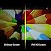 120 Inch 16:9 Portable Projector Screen High Contrast Collapsible PVC HD 4K Design Hanging Hole Grommets Front Projection Home Indoor Outdoor Movie Match Party