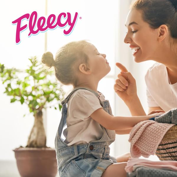 FLEECY LIQUID FABRIC SOFTENER, AROMA THERAPY CALM, 148 LOADS, 3.5 LITER