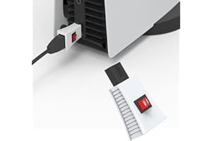 EJGAME Power ON-Off Switch Button Adapter Compatible with PS5/PS4/PS4 Slim/PS3