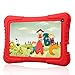 Dragon Touch 7-Inch. Quad Core Android Kids Tablet, IPS Display with Wifi and Camera and Games, HD Kids Edition, Zoodles Pre-Installed - Red Silicone