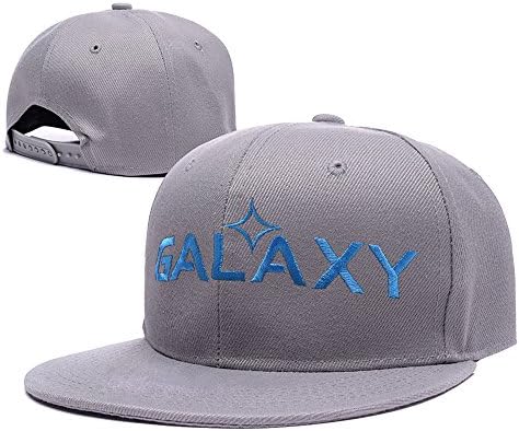 XINMEN Los Angeles Galaxy Soccer Club Logo Adjustable Snapback Embroidery Hats Caps Grey