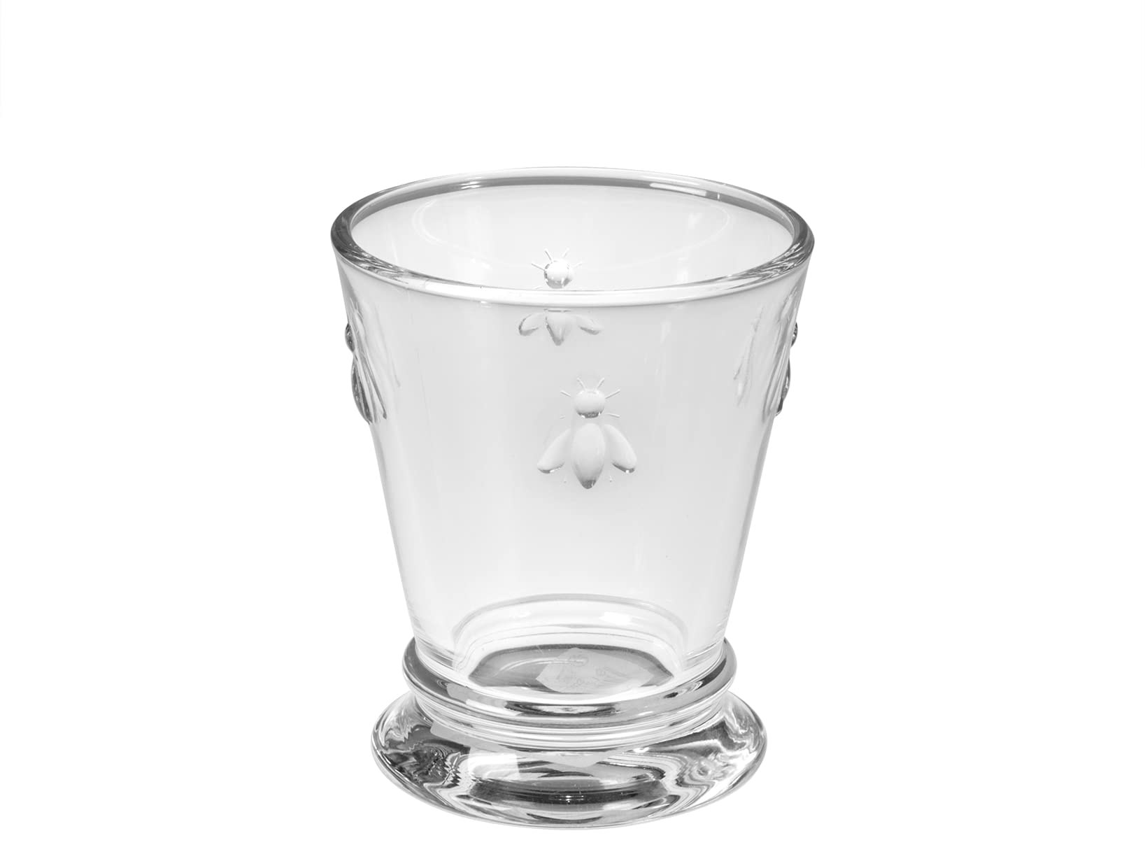 La Rochere, 612101 Side Table Bees Transparent Glass Tumbler Set of 6 - 27 cl