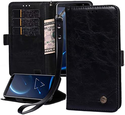 Suordii Huawei Nova 3i Case,Huawei P Smart Plus/p smart+ Cover, Elegant Retro PU Leather Magnetic Wallet Flip Cover With Card Holder For Huawei Nova 3i/P Smart Plus 6.3’’
