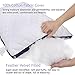 HOMEIDEAS Luxury Plush Gel Fiber Pillows (2 Pack, Queen), 100% Cotton Hotel Down-Alternative Gusseted Pillows, Good for Side and Back Sleeper