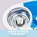 Valuebox 360°Spin Mop Bucket System Stainless Steel with Extended Length Handle&2 Microfiber Mop Heads, EasyWring Spin Mop Bucket System, Magic Spinning Mop Floor Cleaning System for Home Kitchen