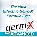 Germ-X Advanced Hand Sanitizer, Aloe, Pump Bottle, 33.80 Fluid Ounce (Pack of 4)