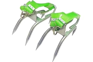 CJFNDFA Tree Climbing Spikes - Anti-Slip Cat Claw Shoes Set for Outdoor Climbing, Coconut Picking & Hunting Observation, Professional Grade Arborist Gear (Easy Strap-On)