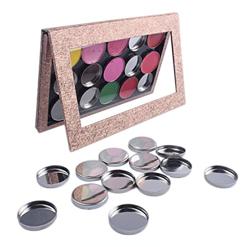 30pcs Empty Iron Pans Fit Makeup Palette DIY Lipstick