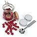 Sealing Wax Beads Set, Yoption 120 Pieces Wine Red Star Shape Seal Wax Kit with 1 Wax Melting Spoon and 2 Candles for Wax Seal Stamp (Wine Red)