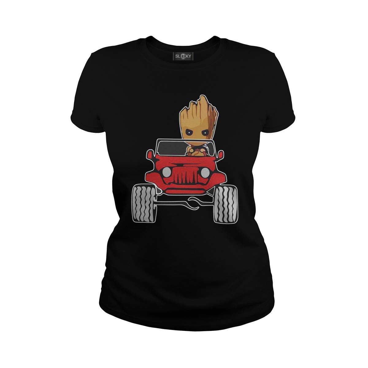 Groot Jeep T Shirt | Stellanovelty