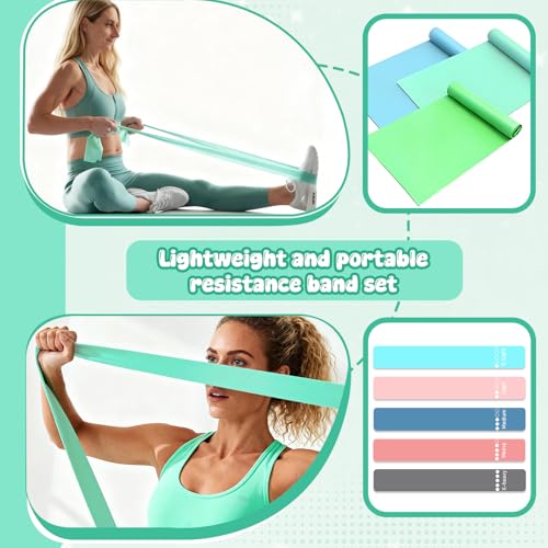 Kit Pilates en Casa Completo para Mujer, Incluye Aro Pilates de 14", Pelota de Pilates, Bandas Elásticas Musculación, Gomas Elásticas, Pesos de Muñeca Ajustables, Ideal para en Casa