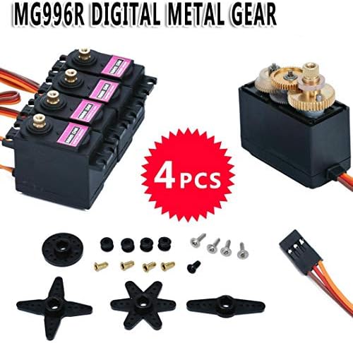 MG996 Gear Servo Motor Big Torque For RC Helicopter Robot Arduino 4pcs