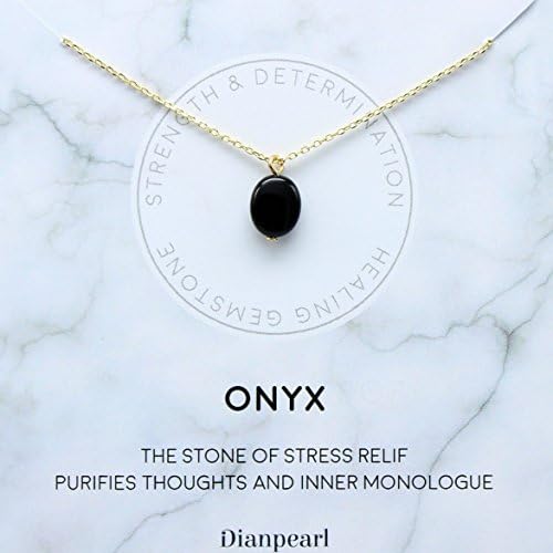 [Premium Gemstone] Onyx necklace, Best friend necklace, BFF Necklace, friendship necklace, Gold dainty necklace, pink necklace, natural stone, Mothers day gifts