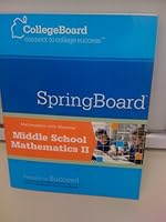 SpringBoard Middle School Mathematics II 0874477247 Book Cover