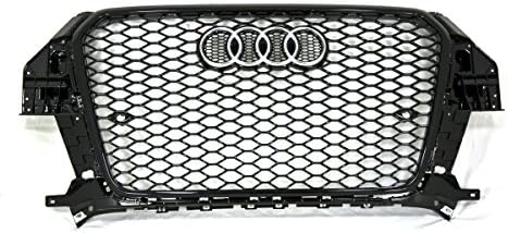 Audi Q3 RSQ3 Style front grille gloss black mesh titanium replica 13 14 15