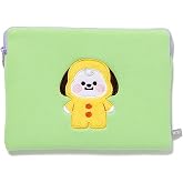 Line Friends Official BT21 TATTON Carry Pouch - CHIMMY, Cute Zipper Makeup Bag, Cosmetic Bag, Small Organizer Pouch for Purse, Kpop Merch Gift for Girls