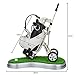 10L0L Golf Pen Holder, Golf Bag Pen Holder Golfs Club Ballpoint Pens, Office Desk Decoration,Business Souvenir Golfer Birthday Gifts for Men Women - Black White