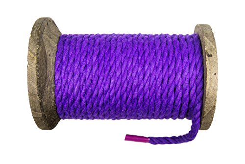 image for FMS Ravenox Natural Twisted Cotton Rope | (Purple)(1/2 Inch x 640 Feet