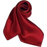 ANDANTINO 100% Mulberry Silk Square Scarf for Hair-25.6" X25.6'' Women Men Natural Silk Neckerchief Digital Printed Headscarf