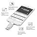 [Apple MFi Certified] USB 3.0 Flash Drive for iPhone iPad, GMYLE Mini External Storage Memory Expansion USB Stick with Lightning Connector (32GB) (Silver)
