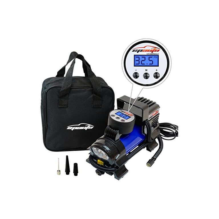 EPAuto 12V DC Portable Air Compressor Pump, Digital Tire Inflator Shop Tires & Wheels Online