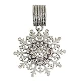 Crystal Snowflake Scarf Jewelry