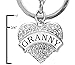Birthday Gift for Granny Grandma Granny Gifts Mother's Day Gift for Granny Engraved Keychain Crystal Heart Gift for Grandma Clear