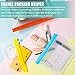Reusable Food Storage Bags - 10 PCS BPA FREE Freezer Bags(2 Gallon Bags + 4 Reusable Sandwich Bags + 4 Reusable Snack Bags) LEAKPROOF Reusable Lunch Ziplock Bags for Food Travel Make-up Home