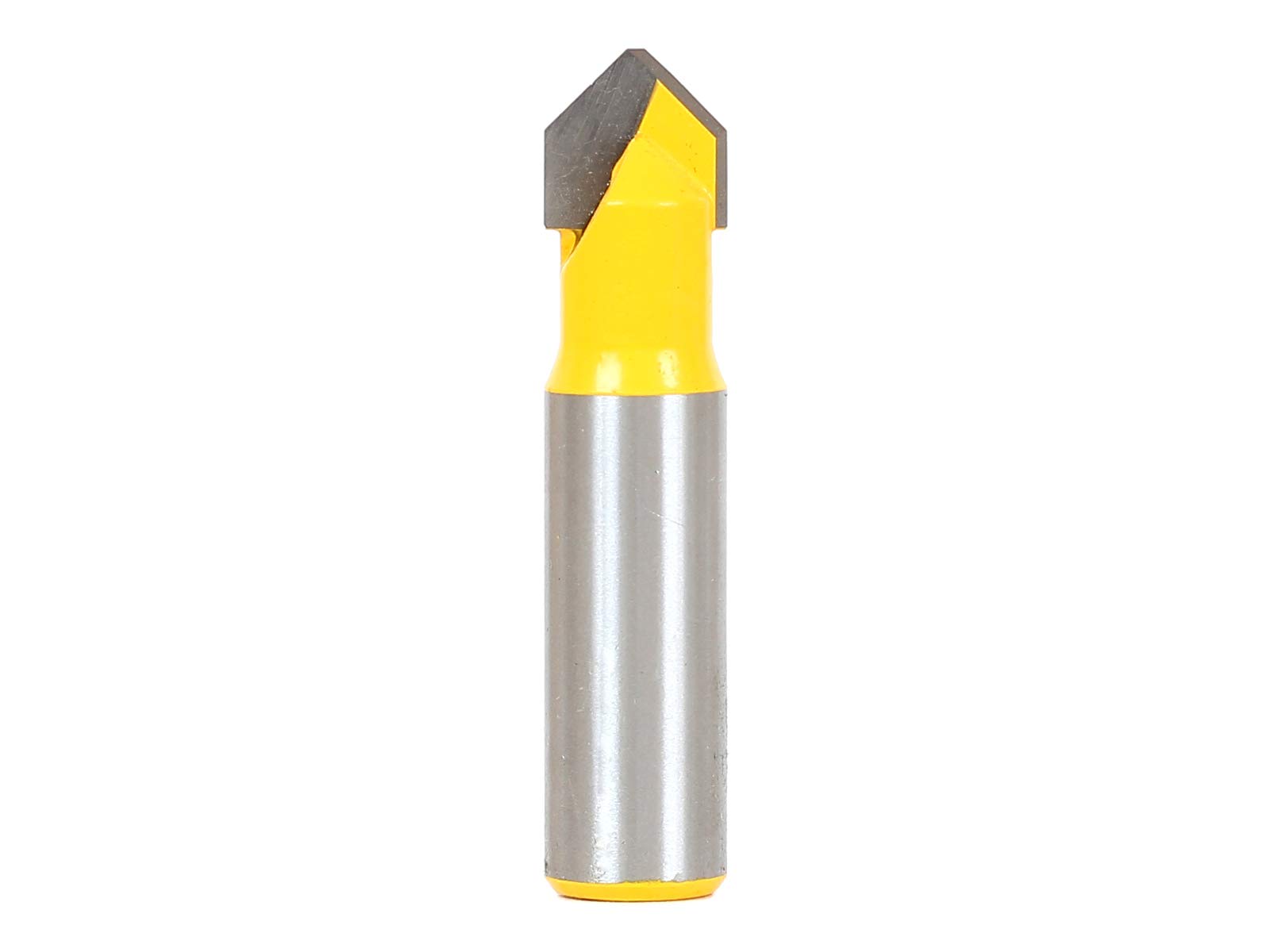 Yonico 14988 - V Groove Router Bit, Angle: 90 Deg., Diameter: 1/2" - 1/2" Shank