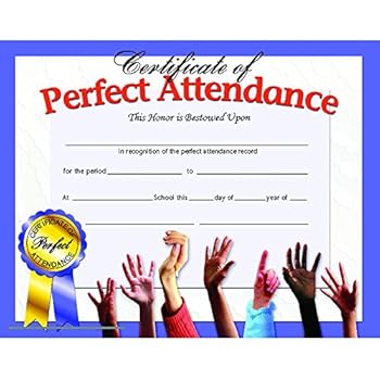 Amazon.com : Award Certificates (10 Pack) - Perfect ...